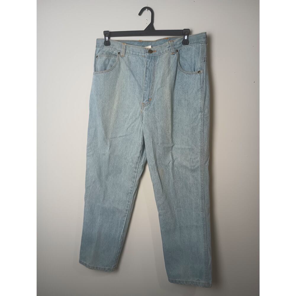 Vintage Haband Mens 38 Blue Light Wash Denim Pants NWT Gift 70s 80s‎